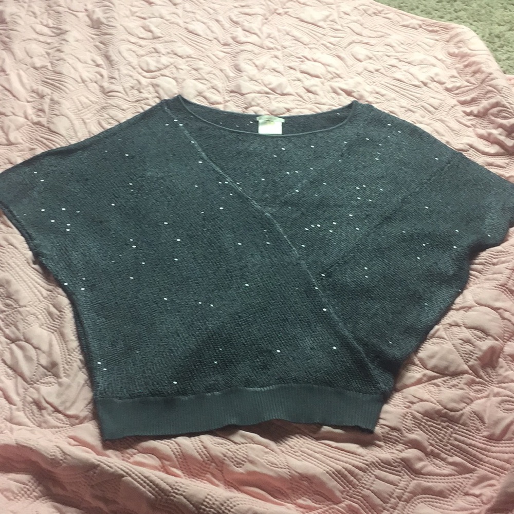 Matty M dress blouse with sequins L